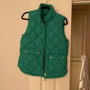 JCrew green size S vest